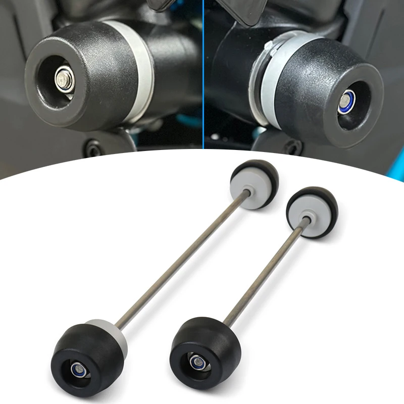 Motorcycle Accessories Front Rear Axle Fork Crash Sliders Wheel Protector Fit For 675SR For 675SR-R