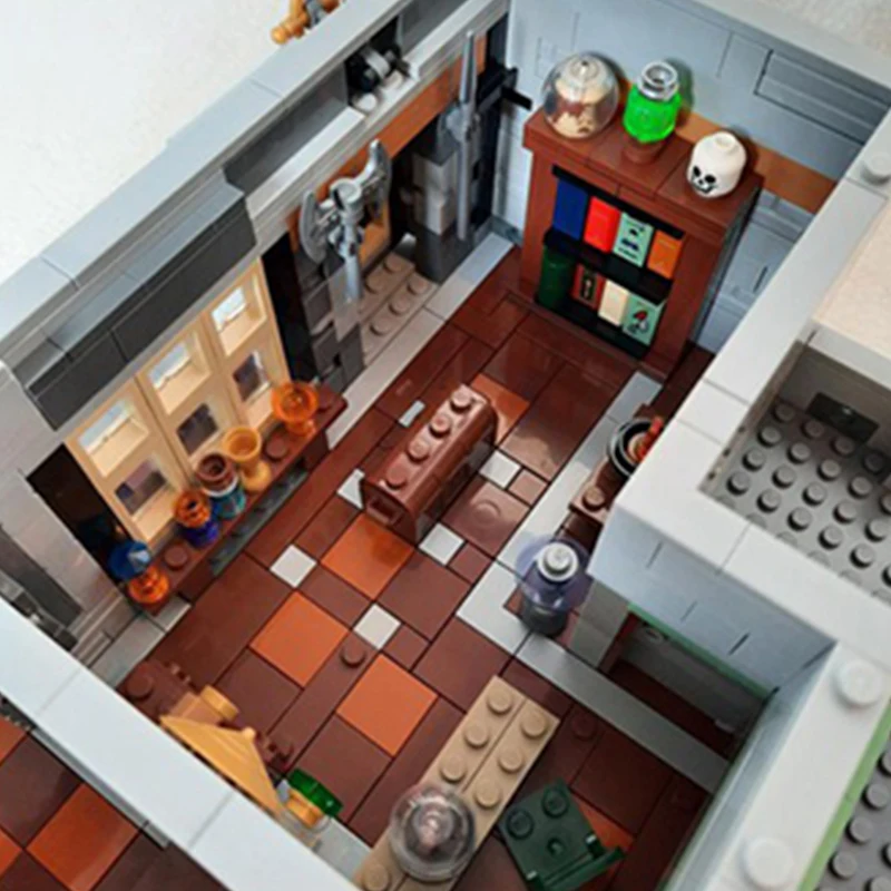 2713 قطعة MOC Greentumes Grocorumes غريب الأطوار لتقوم بها بنفسك نموذج اللبنات ألعاب عيد ميلاد هدية