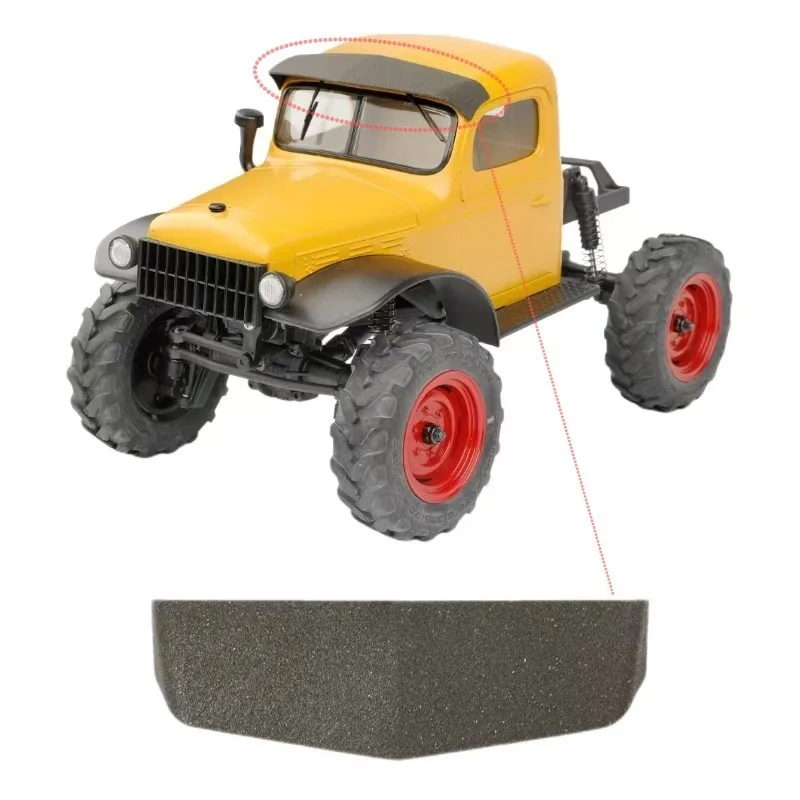 

RC Car front sunshade simulation decoration modification and upgrade parts for 1/24 RC Crawler FCX24 Xiaoqi #R250A