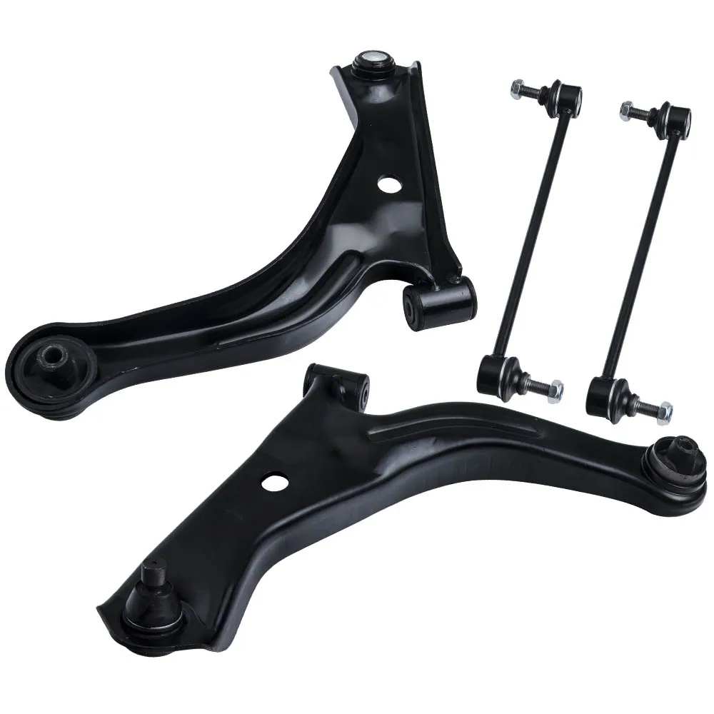 4Pcs Front Lower Control Arms w/Ball Joint Sway Bar for Mercury Mariner 2005 2006 2007 2008 2009 2010 2011