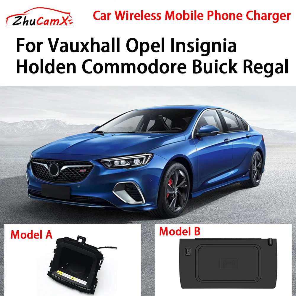 Car Wireless Mobile Phone Charger Center Console Storage QI 18W iPhone for Vauxhall Opel Insignia Holden Commodore Buick Regal
