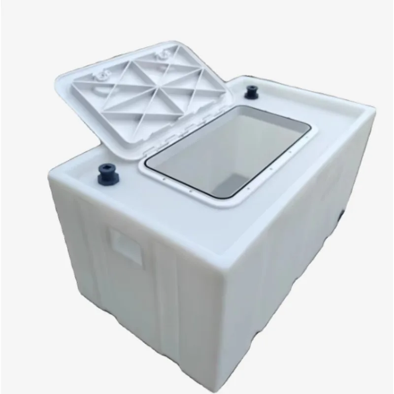 

Контейнер для транспортировки рыбы 100L/130L/180L, горизонтальный, раскладной, с защитой от проливания, для живой рыбы