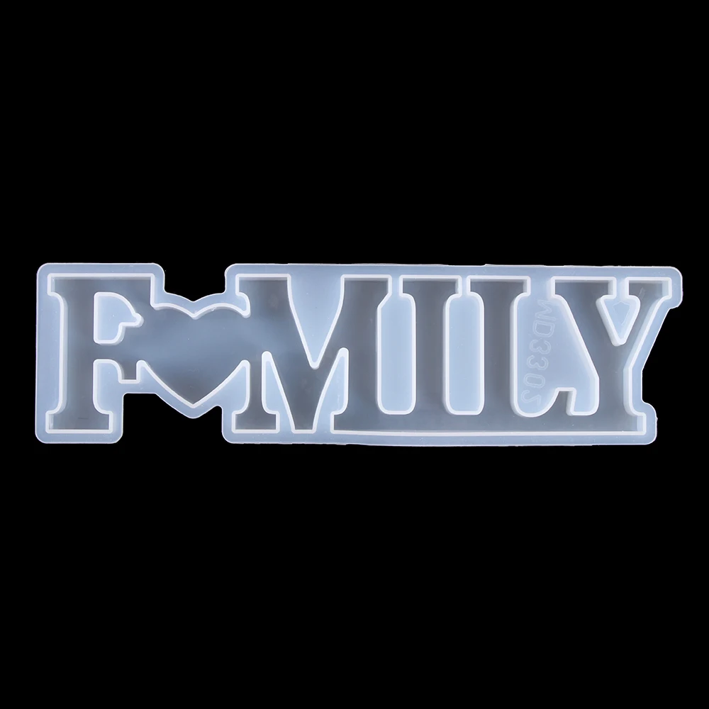 

Ручная работа LOVE/HOME эпоксидная силиконовая форма для букв, смоляная форма, инструмент для изготовления ювелирных изделий, кристаллические клеевые формы