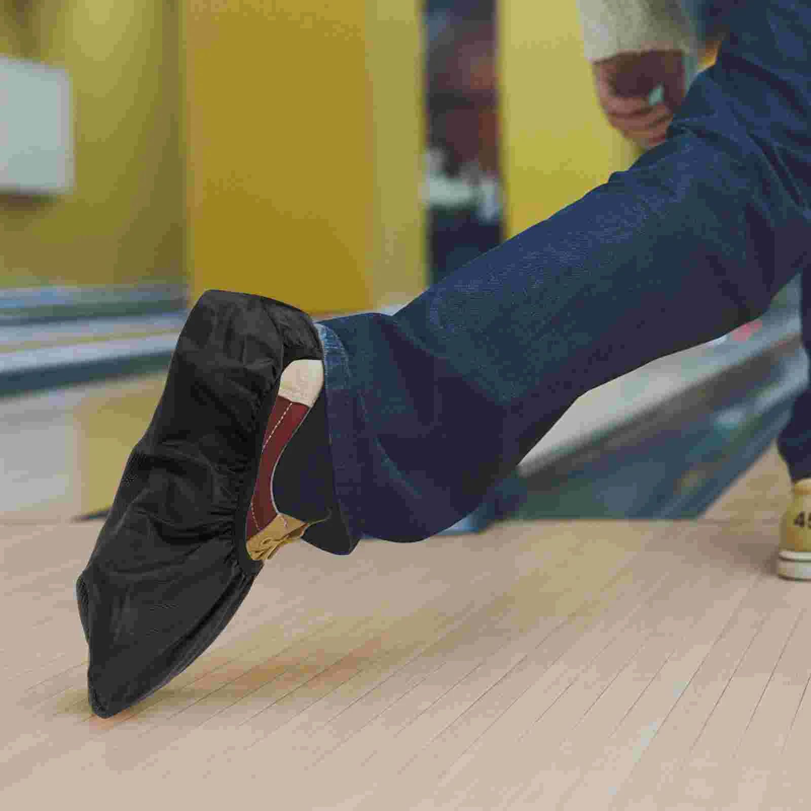 2 Pcs Bowling Shoe Covers Protectors Balls Man Shoes Sports Men ‎Polyester Women's Work Out for Mens