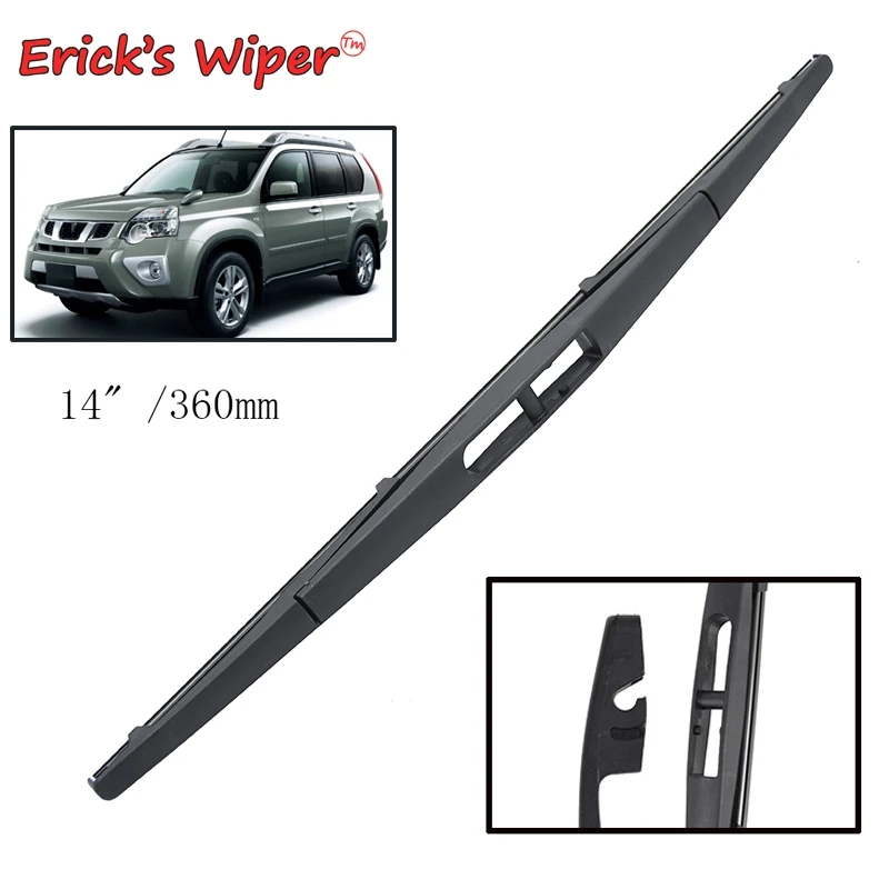 

Erick's Wiper 14" Rear Wiper Blade For Nissan X-Trail T31 2007 - 2012 Windshield Windscreen Clean Tailgate Window Car Rain Brush