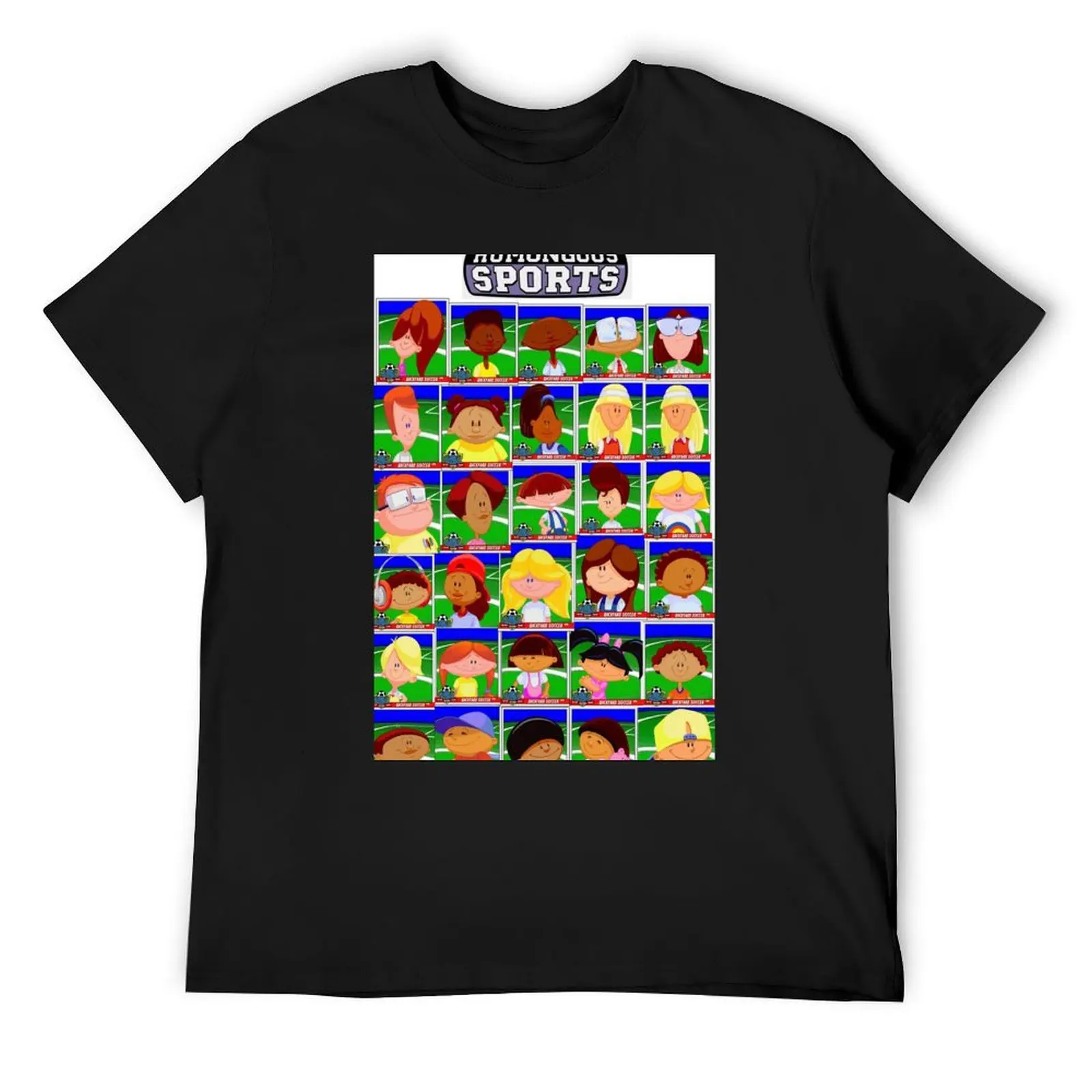 

Backyard sports kids collage T-Shirt summer top quick-drying Luxury man man clothes mens designer t shirt