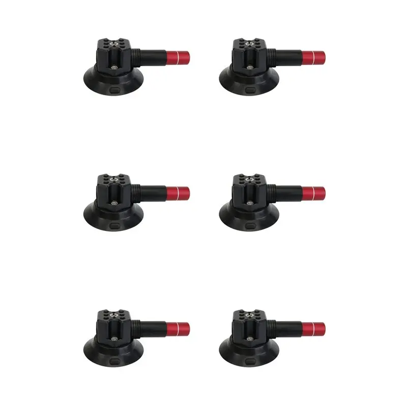ABKQ-6 Set 3 Inch Car Photography Suction Cup First-Person Perspective Car Mount Suitable For Gopro Accessories Black