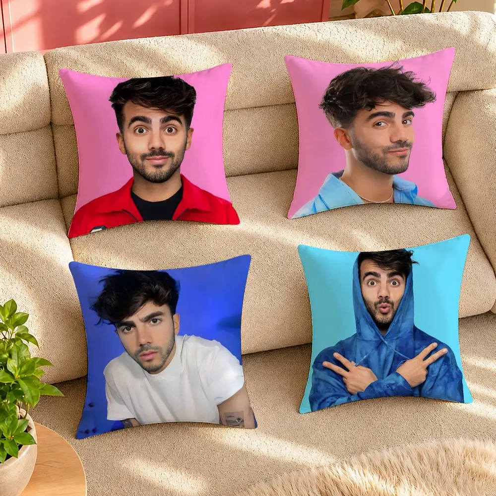 Singer F-Fede Vigevani Cushion Cover Pillow Cover Decorative Throw Couch Home Decor for Living Room Sofa