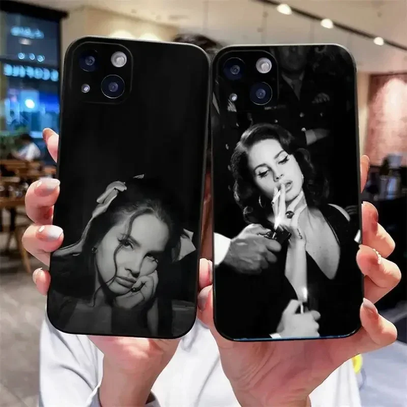 Lana Del Rey Singer Phone Case For iPhone 17 16 15 14 11 12 13 Pro Max Plus Mini  X XS XR Mini Silicone Soft