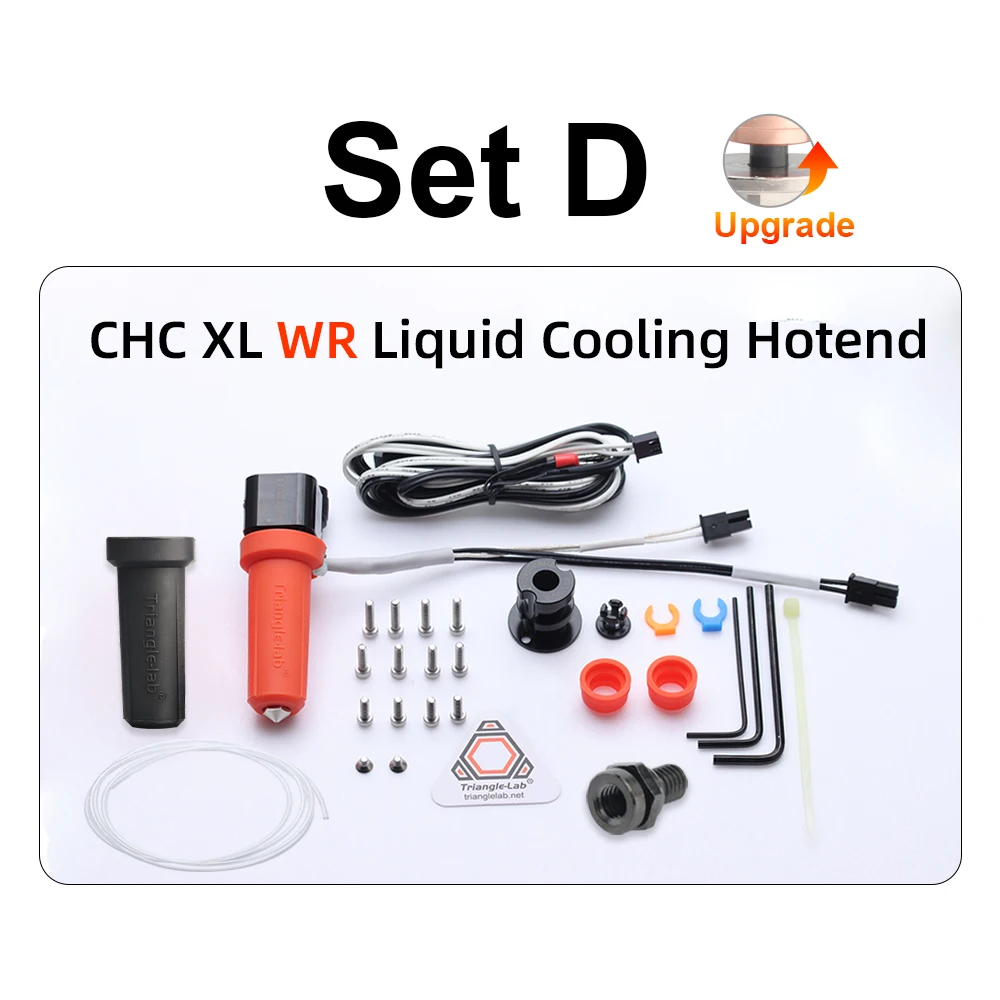 BLV ®   CHC XL Air Liquid Cooling Hotend hoge stroomsnelheid hoge snelheid slijtvaste FDM hotend Compatibel VORON Vervang Goliath