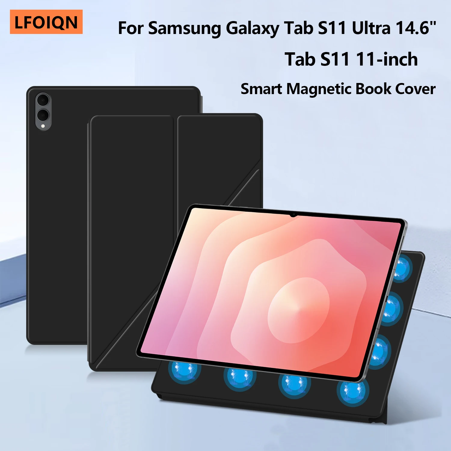 

Умный чехол LFOIQN для Samsung Galaxy Tab S11 Ultra 14,6 дюйма 2025, магнитный чехол для планшета Tab S11 11 дюймов SM-X730 X736