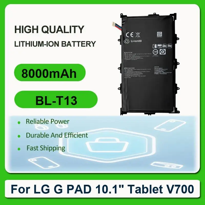 Battery For LG G Pad X 8.0 V521 8.3 VK810 VK815 3 V520 5 10.1 LM-T600L T600L 10.1