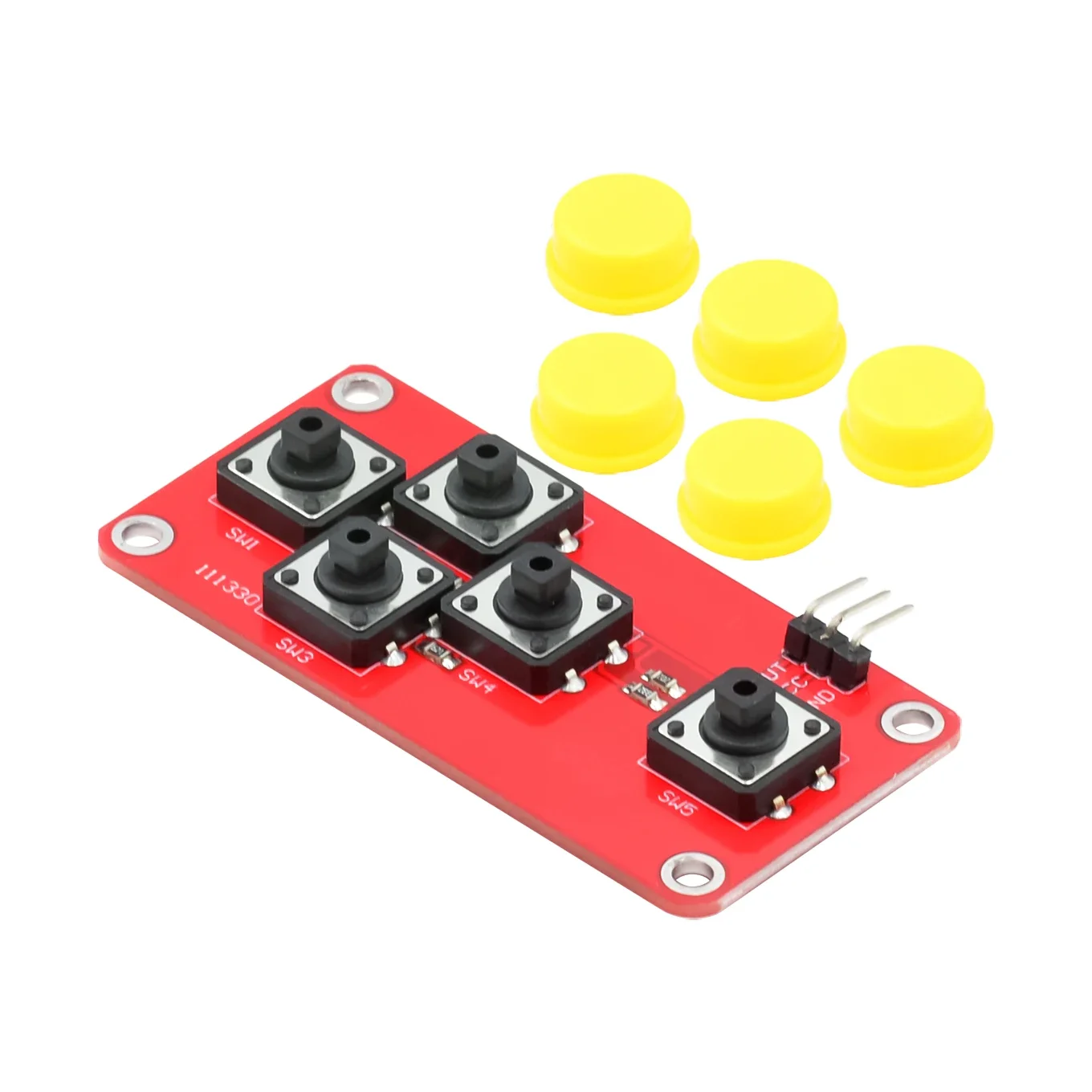 AD Keyboard Simulate Five Key Module Button for Arduino Sensor Expansion Board