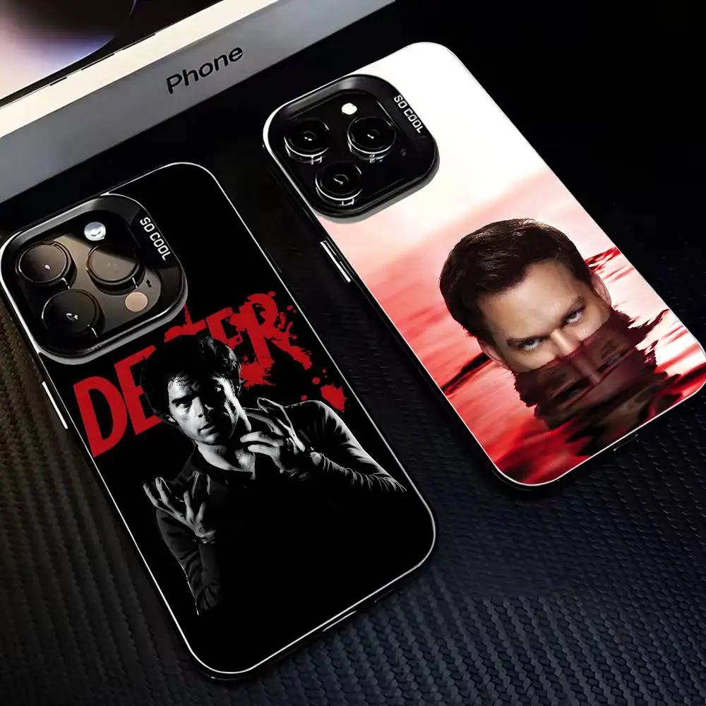 

Dexter Morgan Phone Case For iPhone17,16,15,14,13,12,11 Plus,Pro Max Black Matte Shockproof Cover