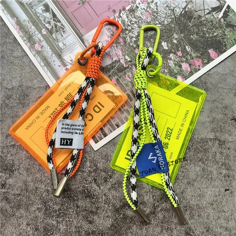 

Lanyard and Credential Holder Metal Keyring Landyards Pink Cord for Keys With Card Holder Keychain Accessories Decorations