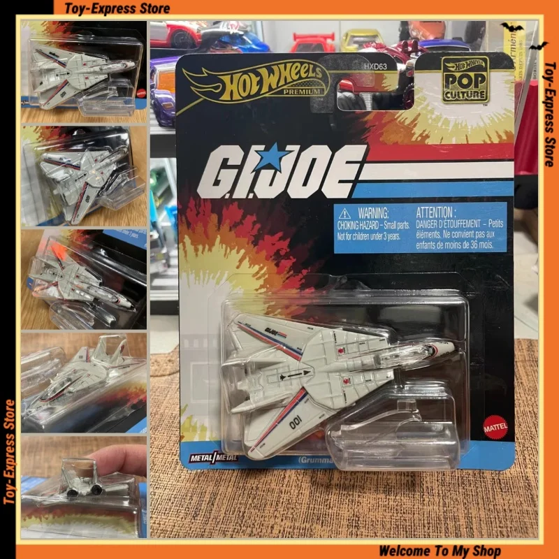 

Hot Wheels Premium Entertainment 1/64 COMBAT JET F-14 Special Forces Fighter Plane Model POP Culture Metal Collectible Toy Gift