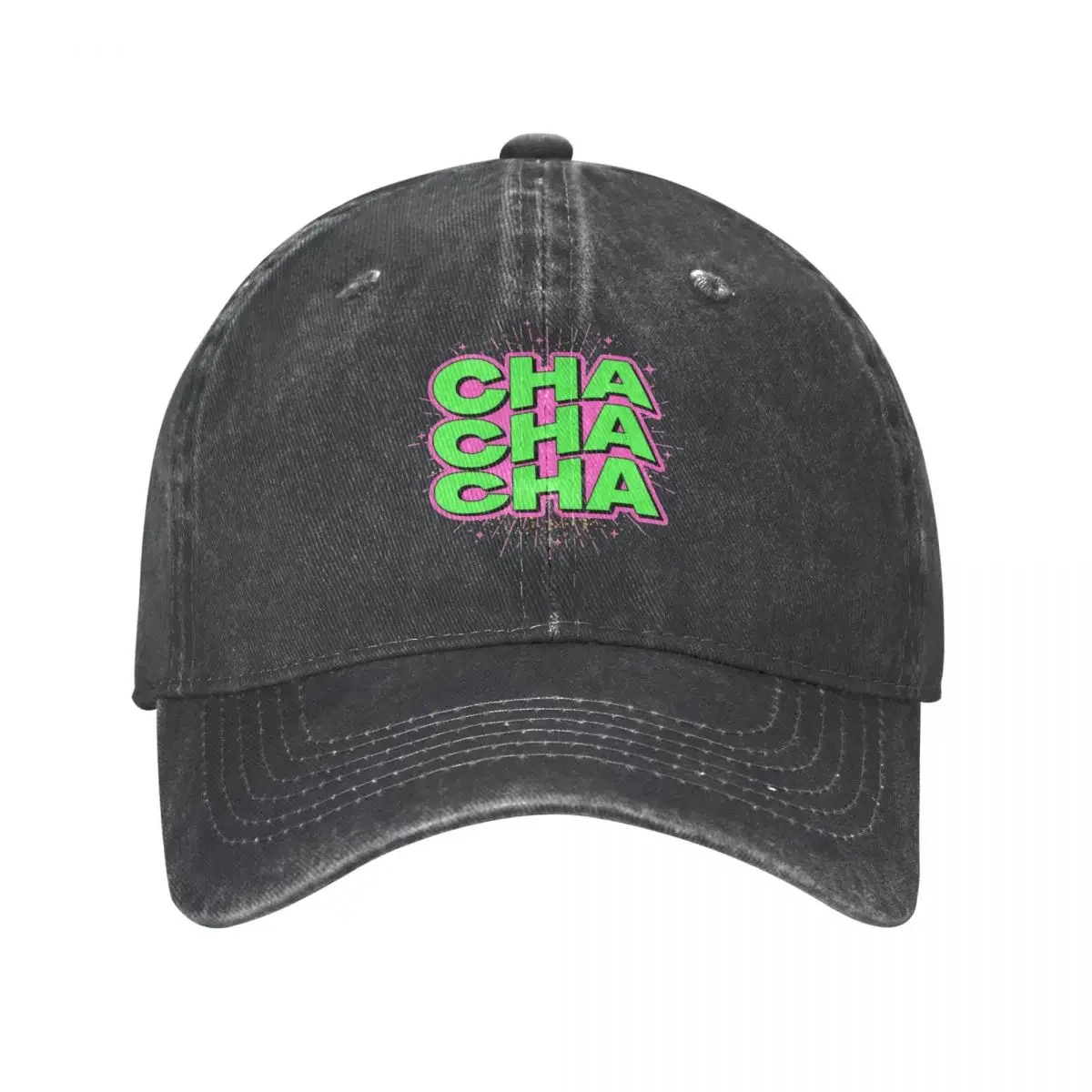 Kaarija Cha Cha Cha Merchandise Unisex Style Baseball Caps Cool Rapper Distressed Denim Hat Cap Vintage All Seasons Snapback Cap