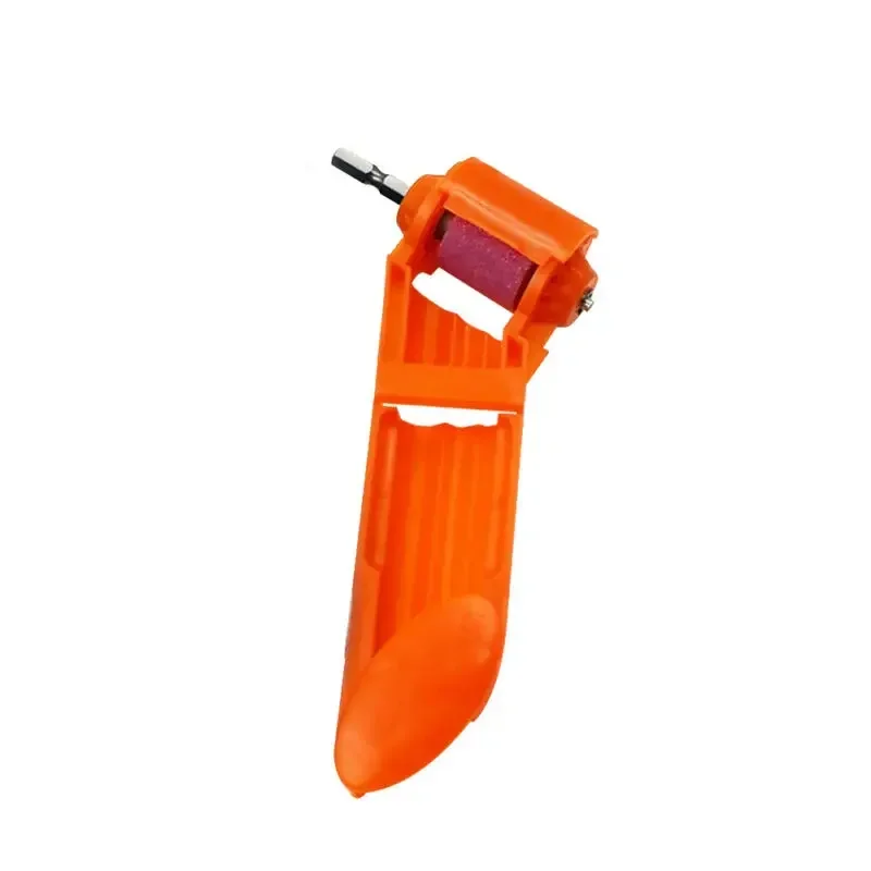 Sharpening Drill Bit Sharpener Portable Corundum Grinding Wheel Woodworking Power Tool Orange Accessory