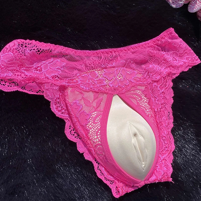 Control Lace Panty Hiding Gaff Panties Underwear Crossdresser Transgender Shemale Camel Toe Panty Sissy Briefs