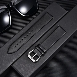 Ultra Thin Soft Watch Strap 8mm 10mm 12mm 14mm 16mm 18mm 20mm 22mm Genuine Leather Black Brown Red Pink Straps Watchband