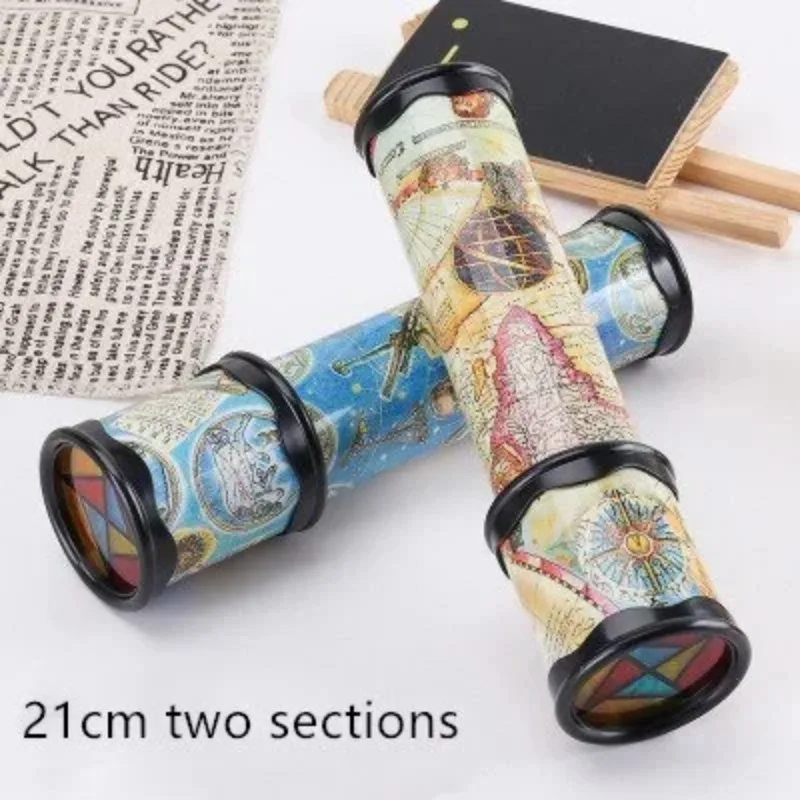 Large Scalable Rotating Kaleidoscopes Extended Rotation Adjustable Fancy Colored World Baby Toy Children Autism Kid