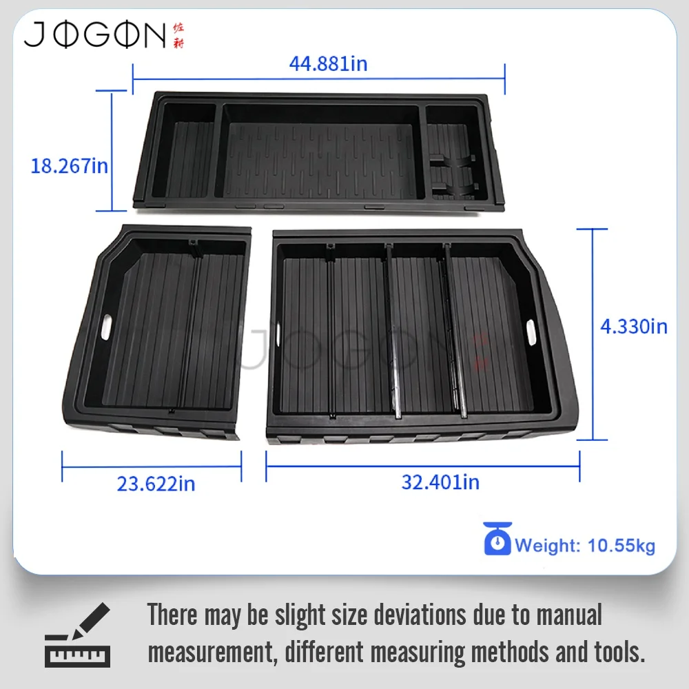 For Toyota LC Prado 250 J250 LC250 2024 2025 5 & 6-Seat Cargo Liner Rear Seat Backrest Trunk Storage Box Cover Trim