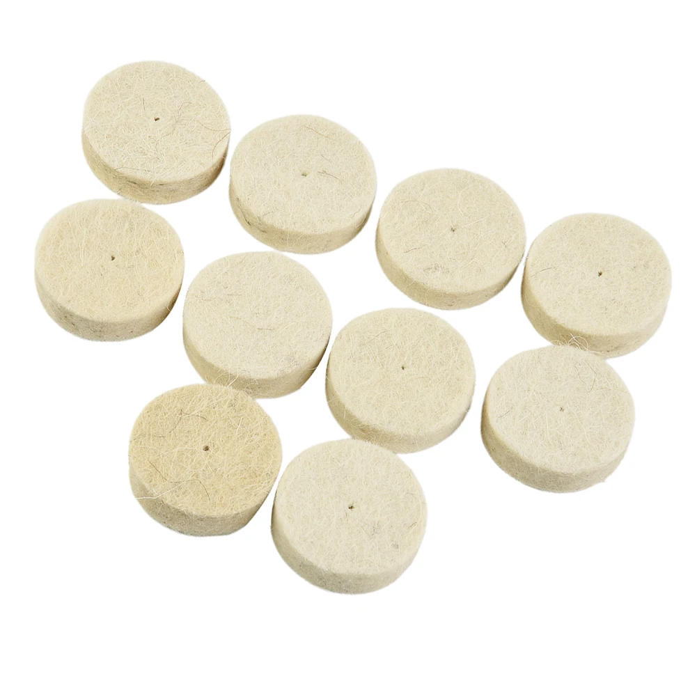 

33Pcs Wool Felt Buffing Wheel Kit Grinding Sanding Head 3mm Shank For Drill Rotary Tool Polishing Brush Cleaning Metal Wood
