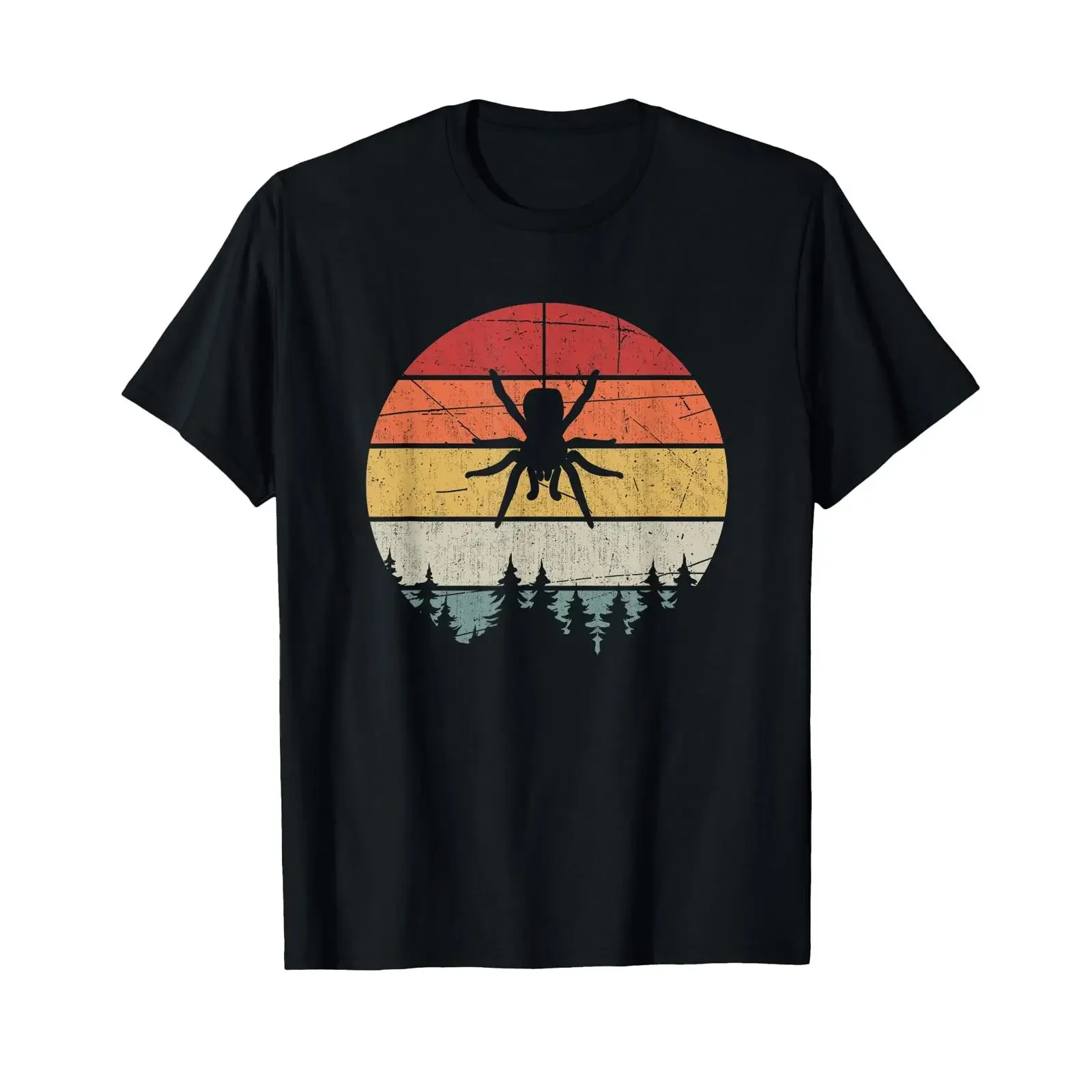Retro Arachnid Tarantula Spider T Shirt vintage Washed Comfortable Top For Everyday Wear streetwear Soft fashion Versatile