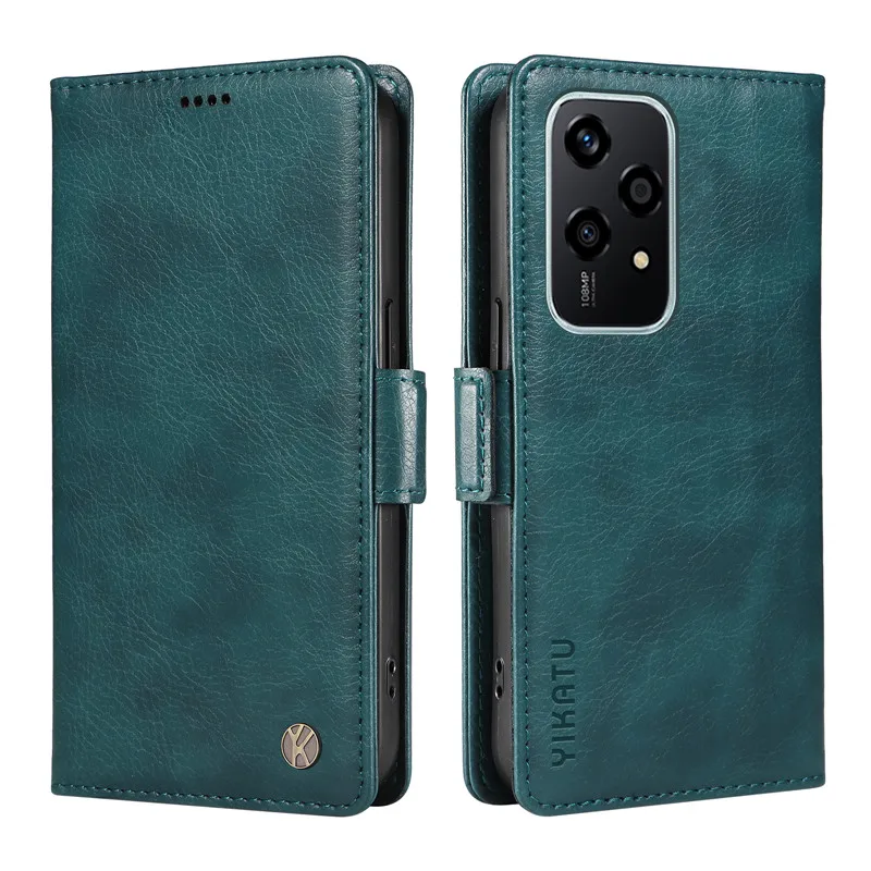 Wallet Flip Cover Etui For Huawei Honor 200 Lite Honor200 Pro 5G ELI ELP-AN00 Magnetic Leather Case Shockproof Phone Stand Bags