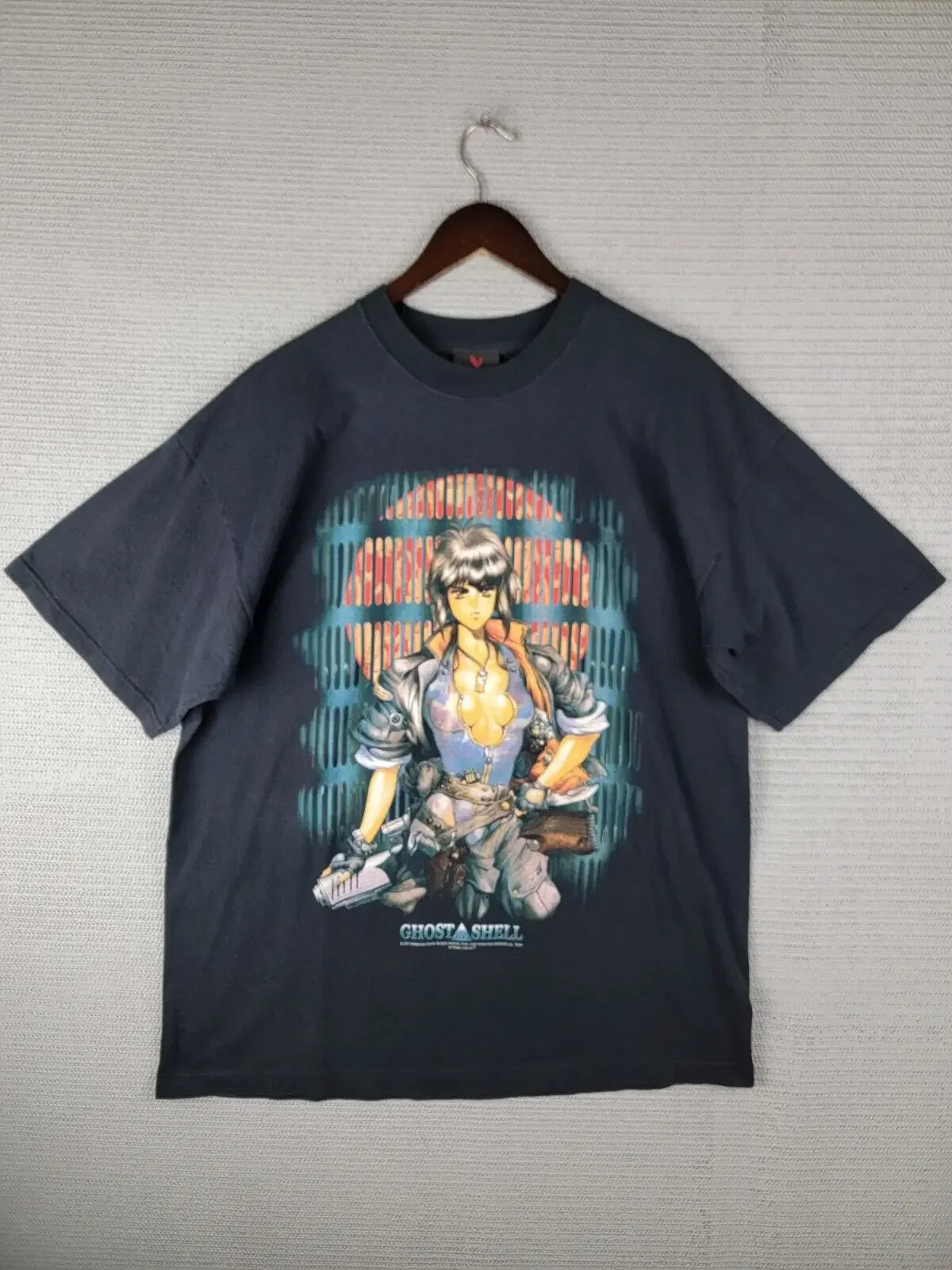 Ghost In The Shell t shirt Masamune Shirow size XL vtg 2001 rare Dream Colours long or short sleeves