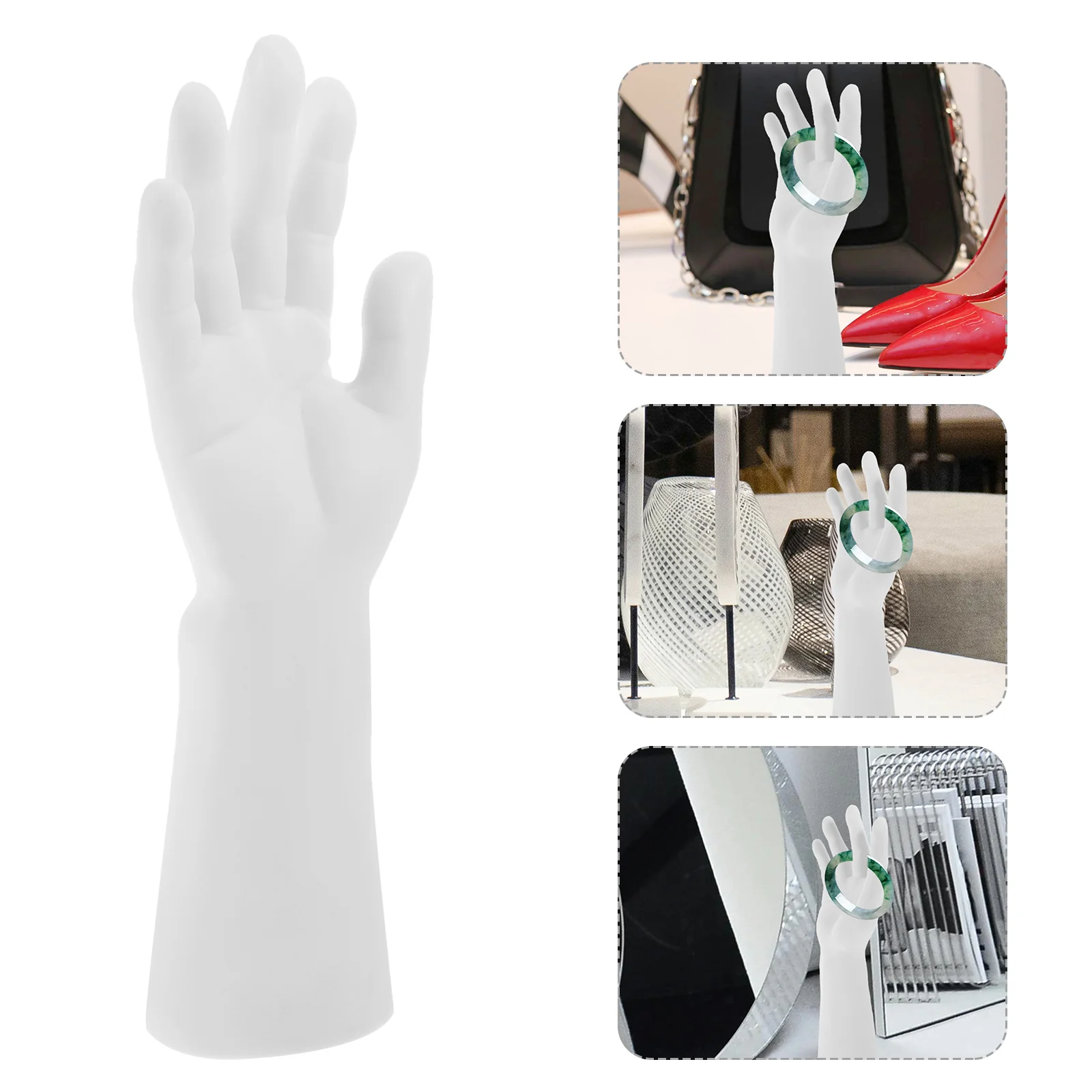 Hand Model Props Mannequin Display Holder for Jewelry Plastic Stand Bracelet Seamless