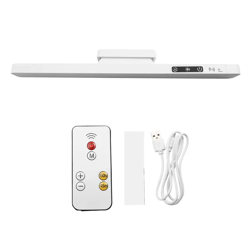 

ABKY-Rechargeable Light Bar Dimmable 5 Colors Mirror Lights Kitchen Ceiling Light With Remote Control