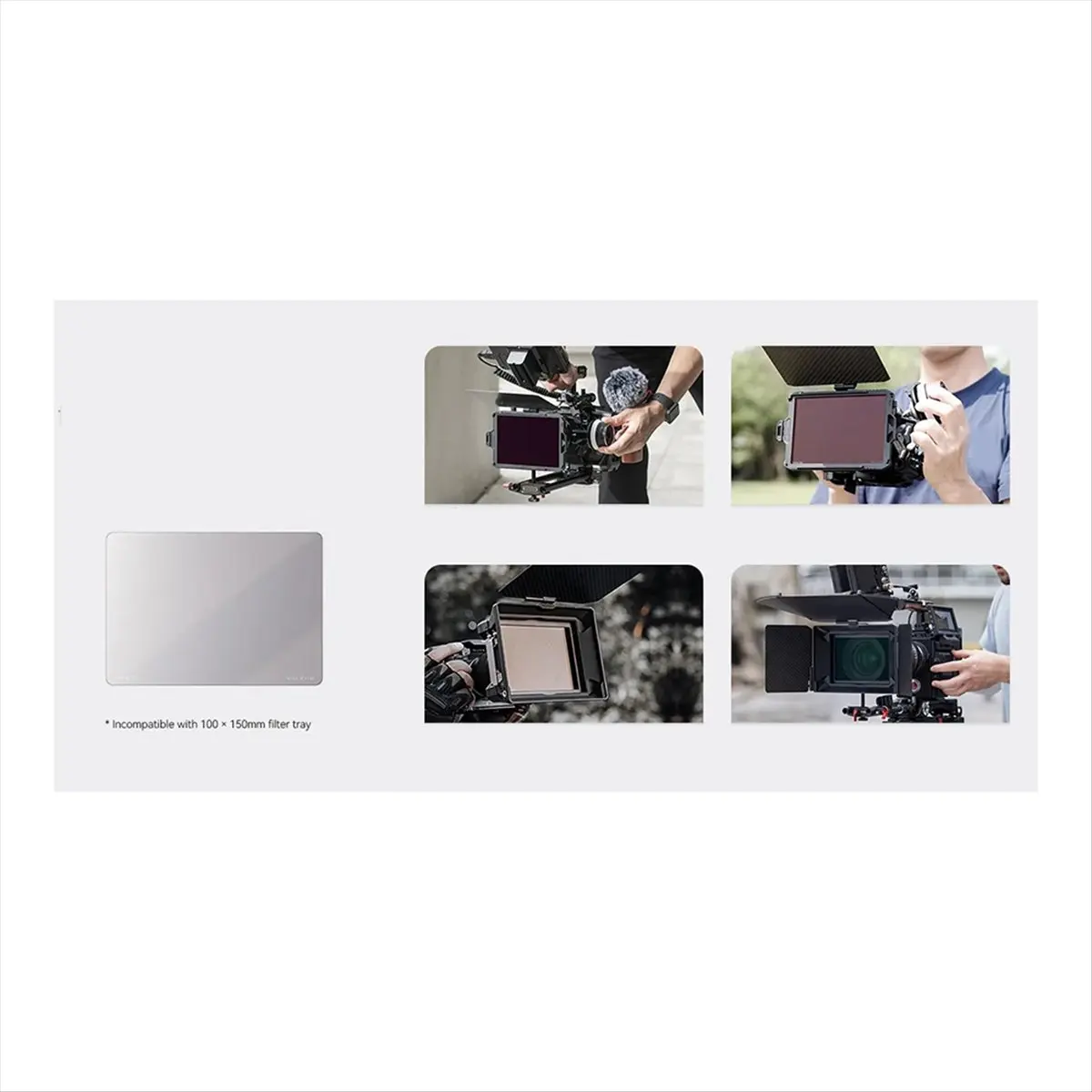 CH◆☆§4 X 5.65 ND Filter 0.9 3 Stop Waterproof Anti-Scratch with 4 X 5.65inch for Matte Box System~HOT SALE