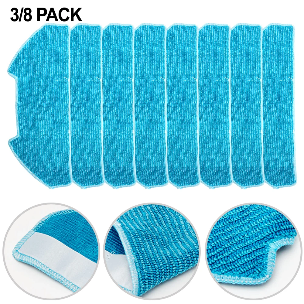 

3/8pcs Mop Cloths For BObsweep For Dustin Replacement Mop Cloth Rag Mopping Cloths Mop Pads Household Supplies Cleaning Pad Tool