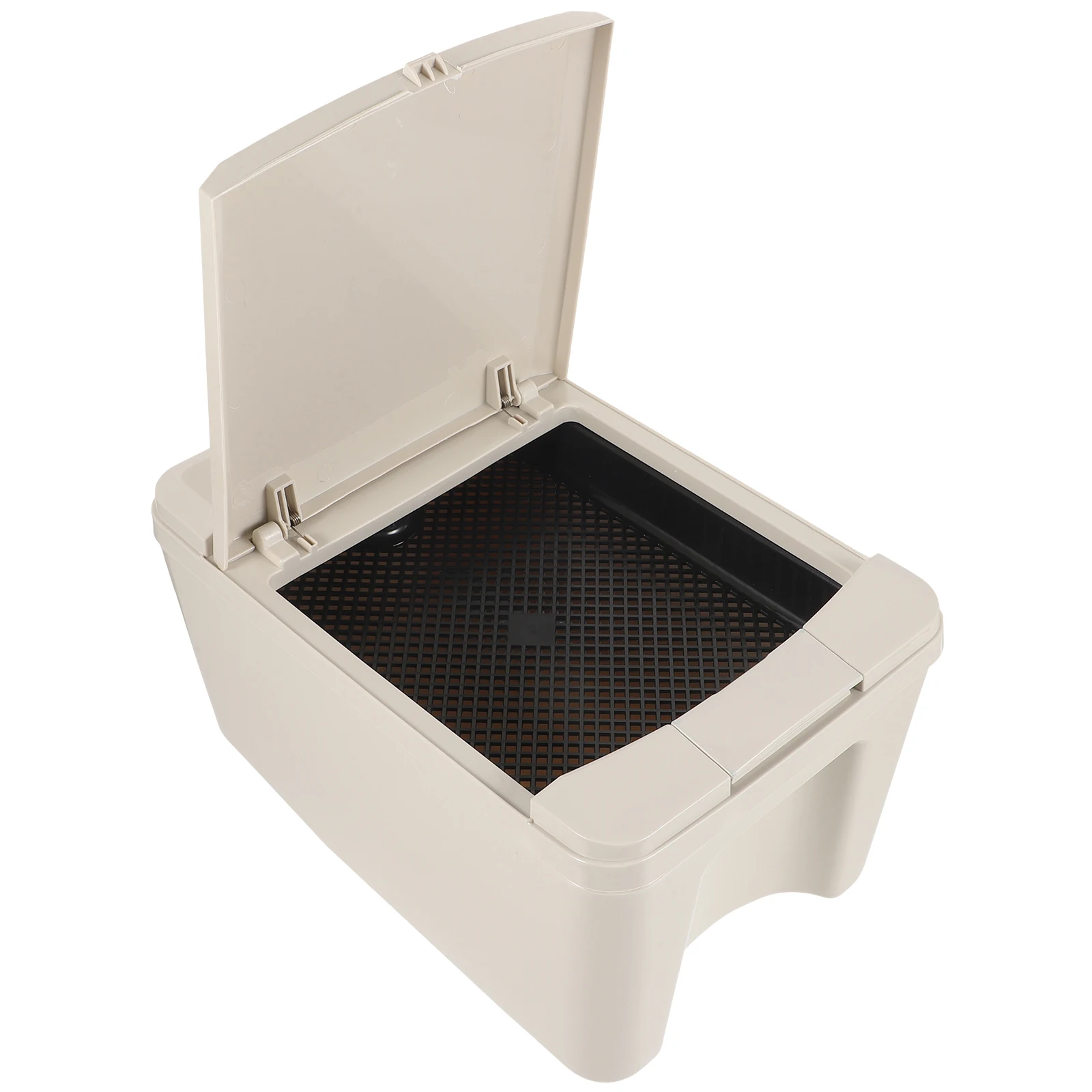 

Ведро с галлоном для остатков чая, пластиковая прямоугольная крышка, ведро для чайных листьев большой емкости с колесами для легкой очистки