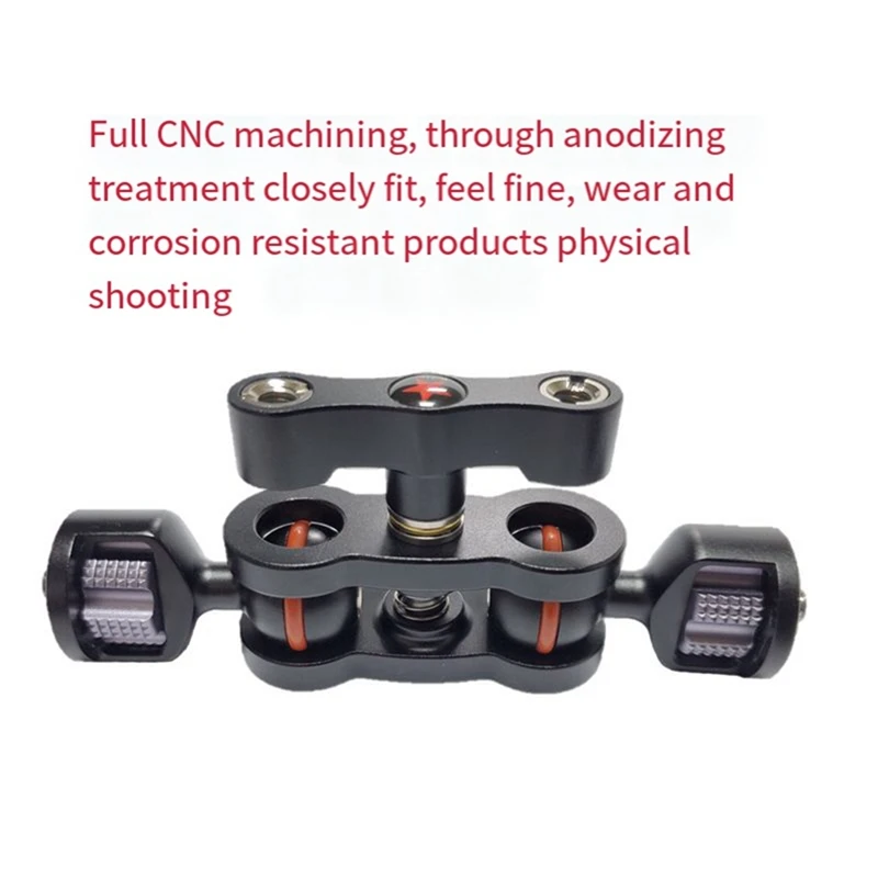 Magic Arm 1/4 นิ้ว Universal กล้อง Video Monitor Mount Adapter สําหรับไมโครโฟน LED Light ขาตั้งกล้อง