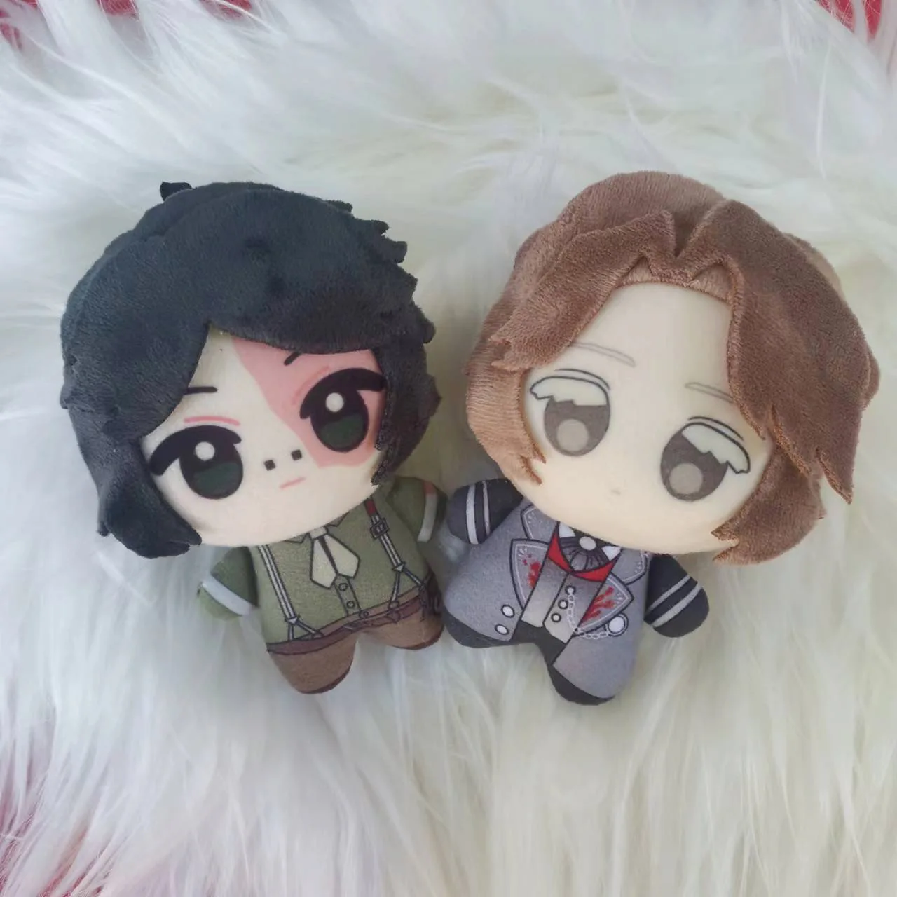 10CM Anime Ithaqua Norton Campbell Jack Mike Morton Emma Woods Identity V Cosplay Pluszowa Lalka Zawieszka Brelok do Plecaka Pluszak