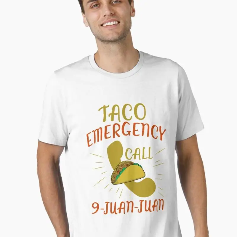 Taco Emergency Call 9 Juan Juan Funny Cinco De Mayo Essential T-Shirt