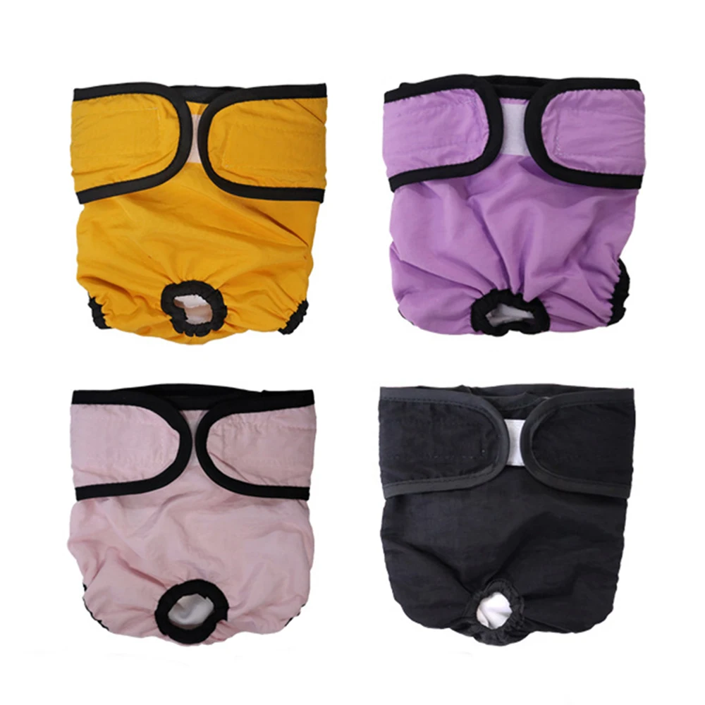 Washable Reusable Female Dog Diapers for Small Medium Large Dogs, Doggie Menstrual and Incontinence Safety Sanitary Panties