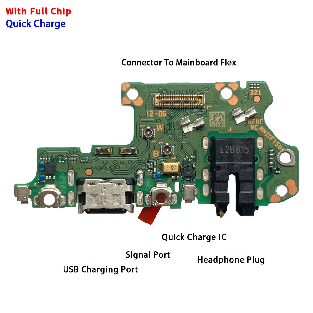 Fast Charger USB Dock Charging Dock Port Board With Mic Microphone Flex Cable For Huawei Honor 50 60 Pro Se 70 5G X7 X8 X9