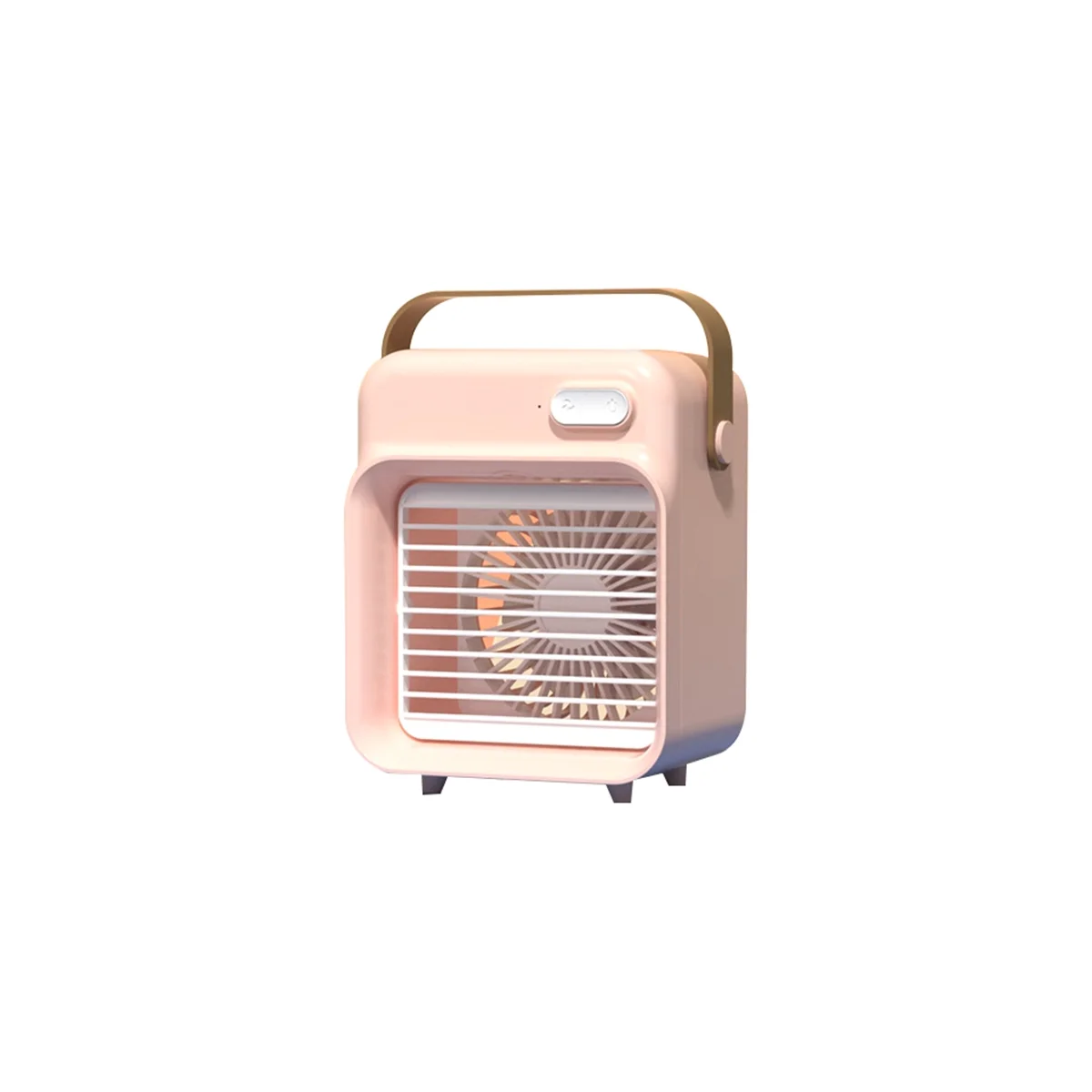 Portátil Pessoal Desktop Air Cooler, recarregável, silencioso, ventilador de mesa, escritório, quarto-C, 2400mAh