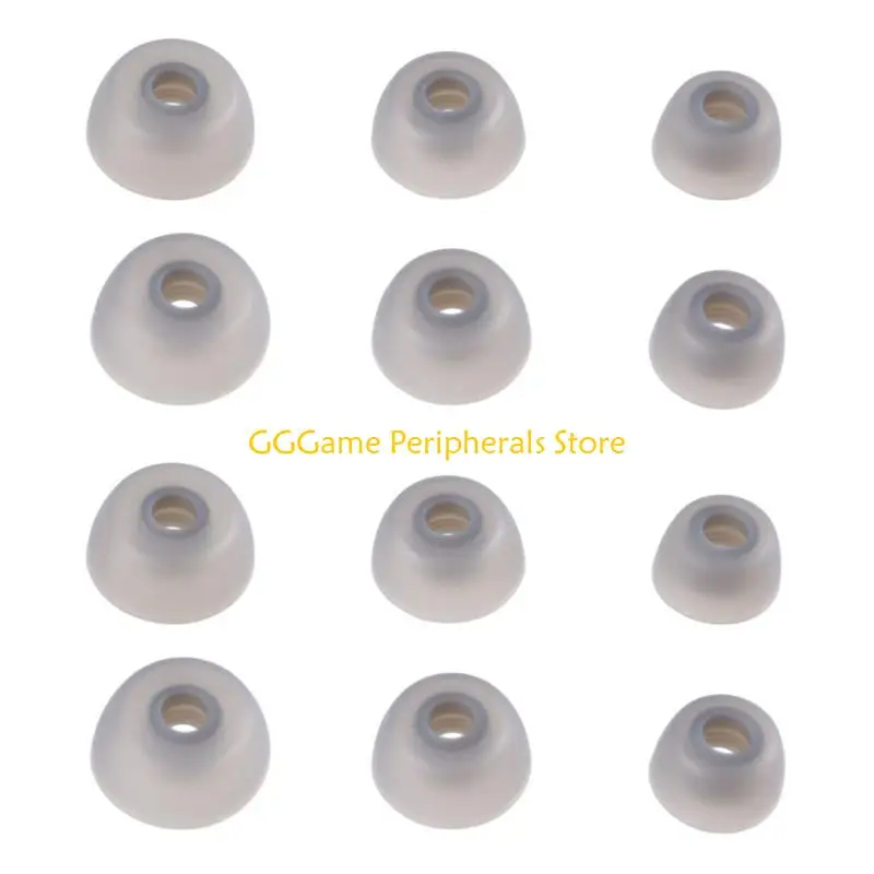 U55B Silicone Earbuds Tips Earplugs Set For 75t/65t Headphones Eartips Noise Isolation 6Pairs
