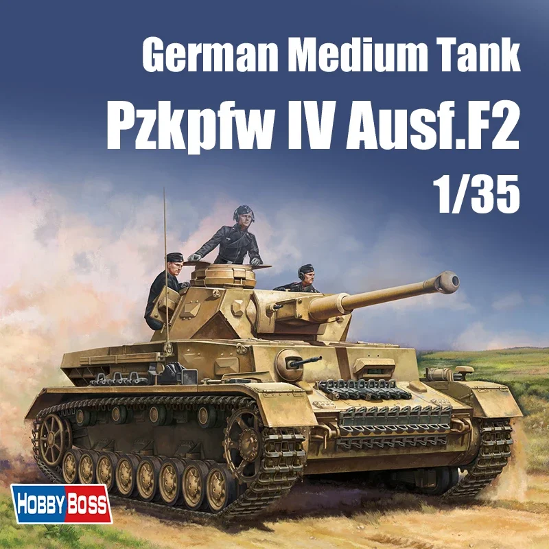 

Комплект модели пластикового танка Trumpeter 84840, немецкий средний танк IV F2 1/48