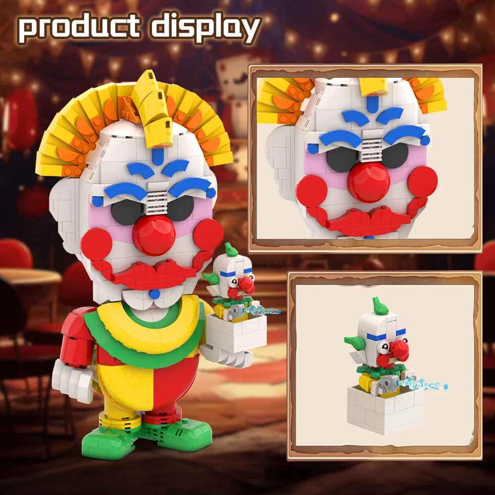 

Новинка 2026: Конструктор MOC «Убийцы-клоуны из космоса», модель «Убийцы-клоуны из космоса», фигурки, кирпичики, игрушки, подарки для детей