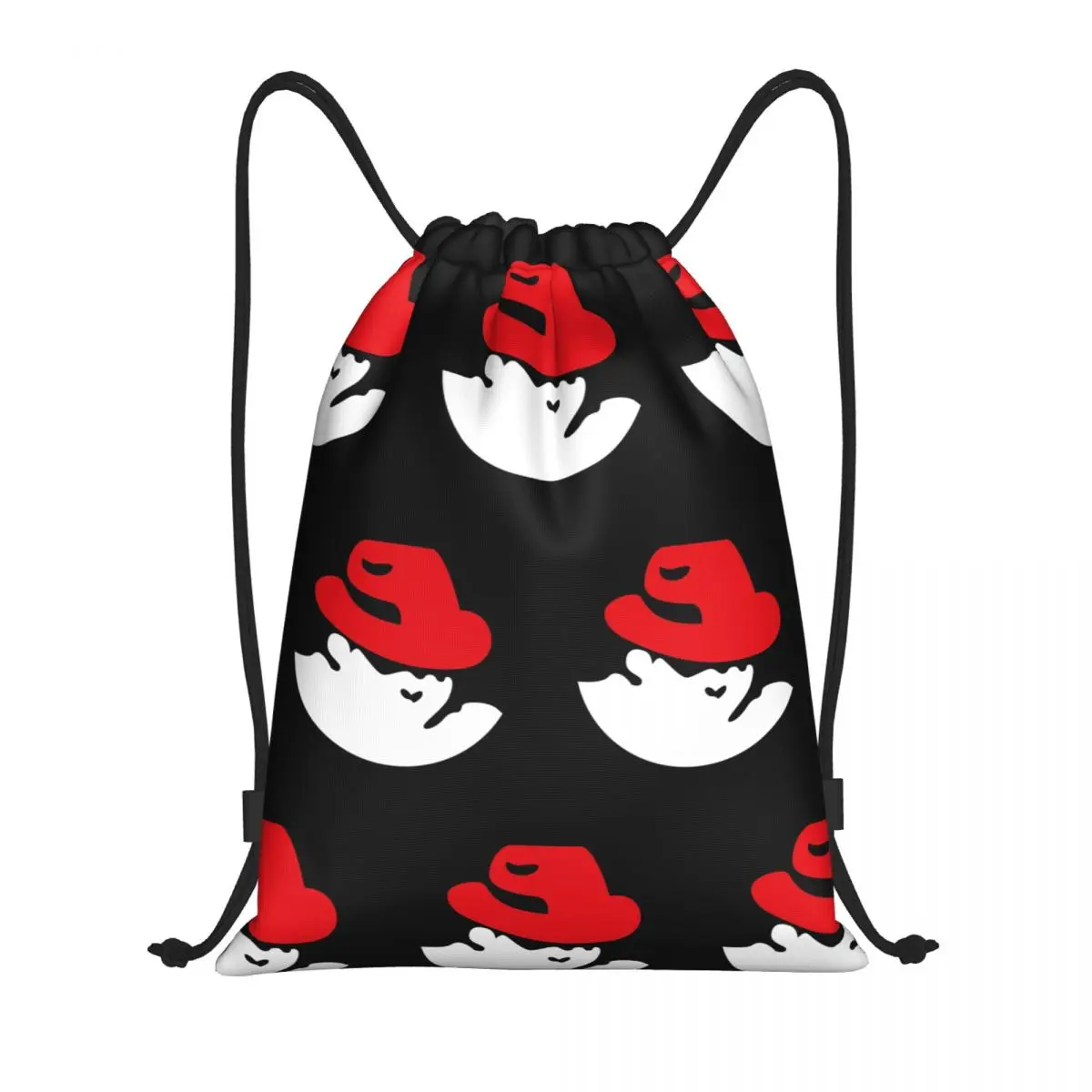 

GitHub Red Hat Portable Drawstring Bags Backpack Storage Bags Outdoor Sports Traveling Gym Yoga