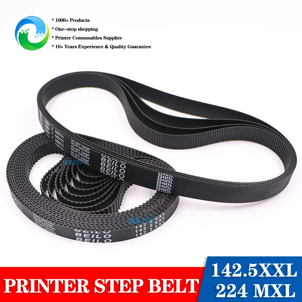 Spare Parts Allwin Yaselan Solvent Printer 142.5XXL Motor Belt 224MXL Pulley Belt for Eco-solvent Printer Endless-belt