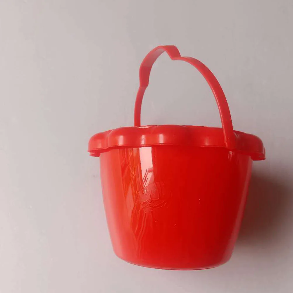 4 pçs crianças areia praia brinquedos balde de jogo de água crianças balde de areia verão brinquedo de pesca conjunto cor aleatória seguro