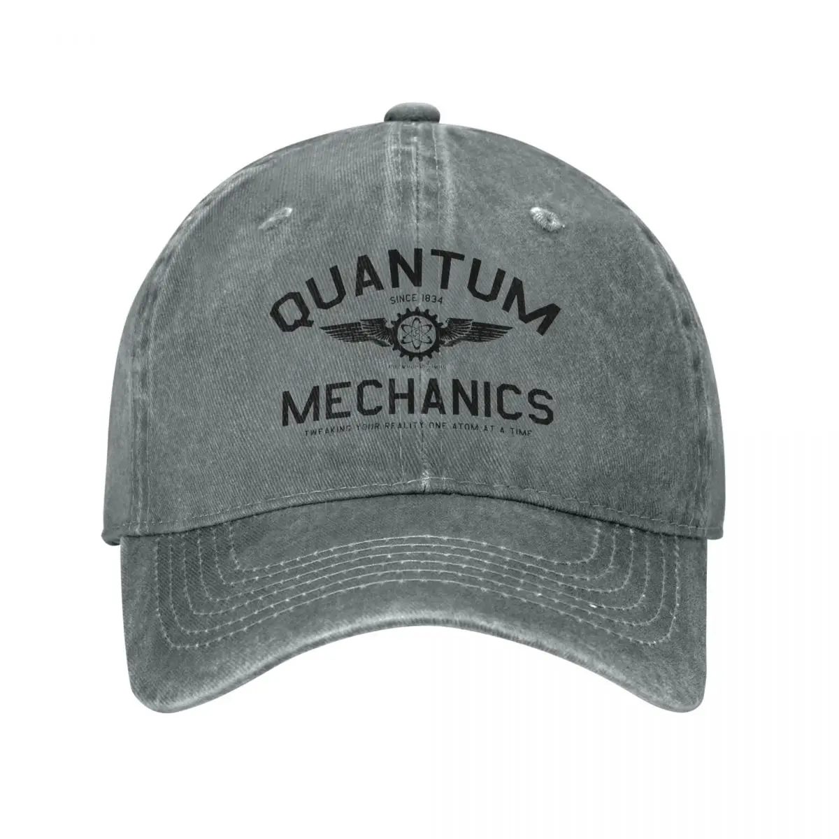 Schrodinger Quantum Mechanics Baseball Cap Vintage Distressed Washed Hip Hop Snapback Hat Unisex Style Adjustable Fit Hats Cap