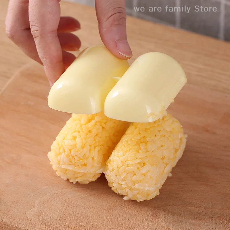 1 Set Cucina Bento Onigiri Kit di palline di riso Fai da te Sushi Maker Nuova pressa per alimenti Antiaderente Kit di sushi cilindrico Strumenti