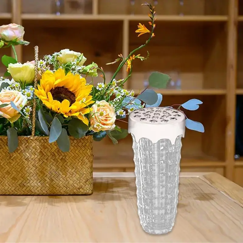 1pc Spiral Ikebana Stem Holder Spiral Stem Holder For Vases Flower Arrangement Holder For Home Waterproof Flower Support